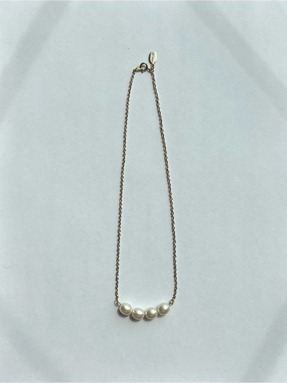 Park Lane Gold Tone Faux Pearl 15” Necklace Jewelry Formal Wedding Prom